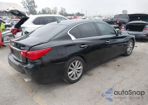 2015 Infiniti Q50 Premium from USA, damaged, VIN JN1BV7AP2FM352970